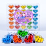 Wholesale Custom Miniature Gum Tabs Assorted Colors Tropical Piece Fruit Flavors Chewing Bubble Gum