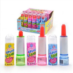 Candy Party Princess Fruit Lipstick Shape Hard Lollipop Candy