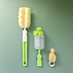 Sponge Bottle Brush Manufacturer - High Quality 3-in-1 Direct Factory