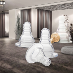 Baby Pacifier Supplier - BPA-Free Silicone Newborn Soother Natural