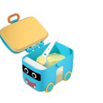 Powder Box Manufacturer - Three-Compartment Portable Rotating Plastic