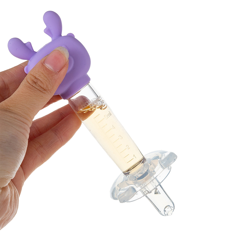 Medicine Feeder Manufacturer - Cartoon Animal Portable Silicone Nipple