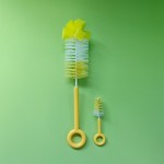 Cleaning Brush Supplier - Hand Design Nylon Baby Bottle Brush Set