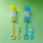 Cleaning Brush Supplier - Hand Design Nylon Baby Bottle Brush Set