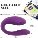 Remote Control Double Vibrators for Couple Wearable U Shape Dildo Vibrator G Spot Clitoris Stimulator Adult Sex Toys for Woman