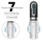 Rotating Electric Thrusting Telescopic Masturbators Men's Sex Toys with Cup for Male Masturbation