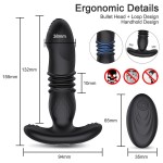 Wholesale Adult Sex Toys Electric Anal Plug Vibration Masturbator Male Prostate Massager Butt Plug Stimulation Massager for Men