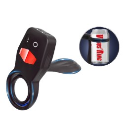 Men's Adult Butterfly Design Cock Ring Vibrator Delay Ejaculation Adult Sex Toy Rubber Male Products