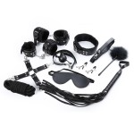 10 Piece Set of Leather Fun PU 10 Piece Set of Adult Toys for Couples