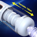 Male Sex Toy Automatic Sucking Vibrator Telescopic Masturbator Cup for Men Voice Vaginal Suction Pocket Pussy Adult Product