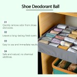 JUE FISH Shoe Socks Deodorant Balls Shoe Cabinet Solid Air Freshener Fragrance Sneaker Deodorizer Sneakers Remove Odor Ball