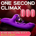 Original Factory 3 in 1 Dildo Rabbit Vibrator Anal Vibrator Clitoris Sucker Licking Vibrator Adult Sex Toys for Women Couple