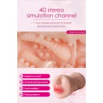 OEM   Newest 3in1male Masturbator Cup for Man Vagina Realistic Sex Toy for Men Sex Toys Massager for Men Adult Shop