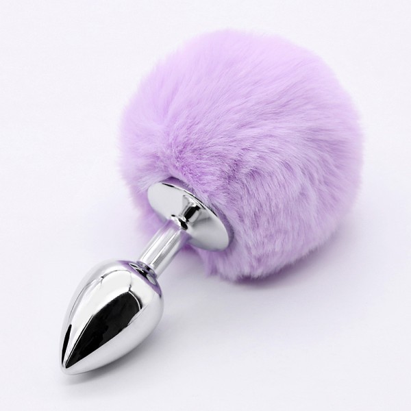 Fox  Cat  Dog  Rabbit Tail  Hairy Ball  Anal Plug  Harem  Female Metal Anal Plug