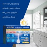 Jaysuing Multipurpose Cleaner Powder Grease Oil Dirt Cleaning Sink Clothes Stains Kitchen Household Powerful Cleaner Tablets