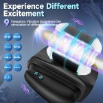 APP Remote Control Man Masturbator Real Sex Feel Stimulation Silicone Handhold Handle Male Masturbation Cup Sex Toys for Men