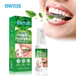 Popular ERAYCEE Natural Ingredients 0 Alcohol Bad Breath Removal Reduce Odor Mint Mouth Spray