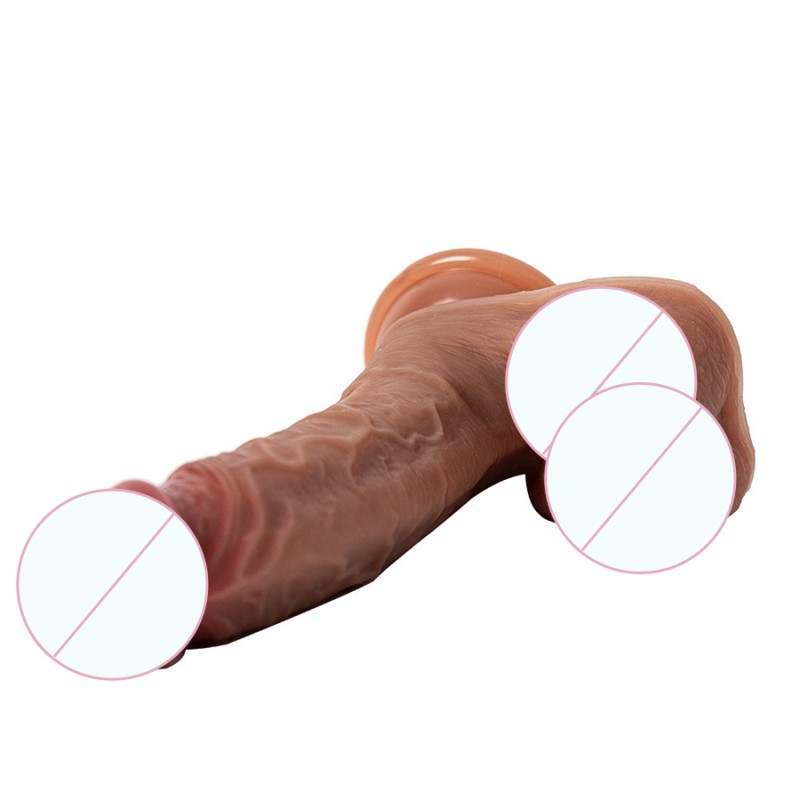 Sex Toy Super Soft Delay Ejaculation Male Cock Realistic Dildo Condoms Reusable Thick Silicone Large Penis Cover Extender Sleeve