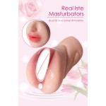 OEM   Newest 3in1male Masturbator Cup for Man Vagina Realistic Sex Toy for Men Sex Toys Massager for Men Adult Shop