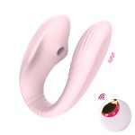 Remote Control Double Vibrators for Couple Wearable U Shape Dildo Vibrator G Spot Clitoris Stimulator Adult Sex Toys for Woman
