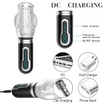 Rotating Electric Thrusting Telescopic Masturbators Men's Sex Toys with Cup for Male Masturbation