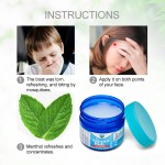 Vapour Rub White Cooling Balm Herbal Cream Refresh Ointment Cold Muscle Aches Pain Essential Oil 50g