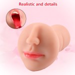 Lijoin Oral Sex Masturbator  Sex Toys for Men  Hot Selling Two Openings  Perfect Size Pocket Pusy  Masturbator