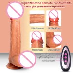 Remote Control Stretch Swing Realistic Dildo Vibrator for Women Thrusting Heatable Vibrator Lifelike Dildos Adult Sex Toys