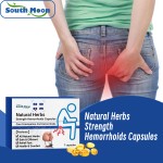 South Moon Herbal Hemorrhoids Capsule for Anal Relief Herbal Anal Relief Hemorrhoids Body Care Capsule