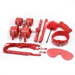 10 Piece Set of Leather Fun PU 10 Piece Set of Adult Toys for Couples