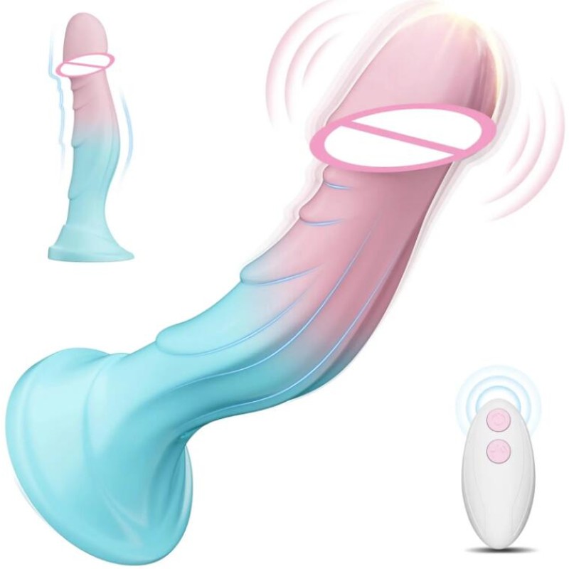 2025 NEW Remote Adult Sex Toys Dildo Vibrator Silicone Realistic Dildos 9 Vibration Modes Slim Dildo Penis Vibrator for Women%