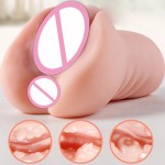 Oral Male Double Masturbation Soft Stick Sex Toys for Men Deep Throat Sex Realistic  Real Pussy