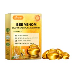 Bee Venom Body Shaping Vaginal Care Tightening Capsules Women Body Private Vaginal Tighten Melts Vagina Shrinking Detox Capsule