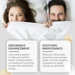 Men's Premium Cream Body Massage Gel Organic Herbal Care for Relaxation and Comfort Men's Personal Care