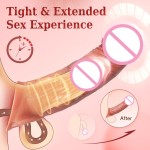 App Remote Control Dildo Enhancement Male Sex Toys Silicone Rubber Enhanced Realistic Big Dildo Vibrator for Man