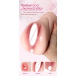 OEM   Newest 3in1male Masturbator Cup for Man Vagina Realistic Sex Toy for Men Sex Toys Massager for Men Adult Shop