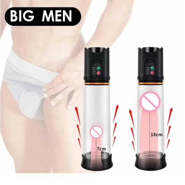 Electric Multi Frequency  Enlargement Vaccum Pump One Set for Men's Masturbation Suction Airplane Masturbation Cup