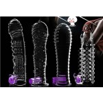 Reusable Sex Toy Vibrating Penises Extension Crystal Condoms for Men
