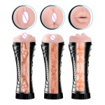 BlueRabbit Wholesale Sex Toys for Men Reusable Vacuum Pocket Anal Mouth Soft Pussy Masturbator for Man Vagina