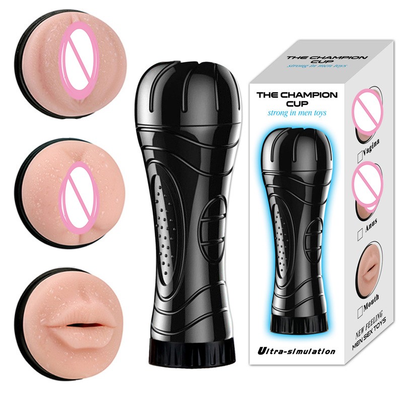 BlueRabbit Wholesale Sex Toys for Men Reusable Vacuum Pocket Anal Mouth Soft Pussy Masturbator for Man Vagina