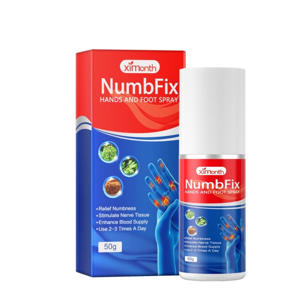 NumbFix 50g Herbal Spray for Hand and Foot Relieves Nervous Tissue and Promotes Blood Circulation Hand Foot Paralysis Relief