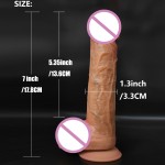 Sex Toy Super Soft Delay Ejaculation Male Cock Realistic Dildo Condoms Reusable Thick Silicone Large Penis Cover Extender Sleeve