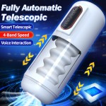 Male Sex Toy Automatic Sucking Vibrator Telescopic Masturbator Cup for Men Voice Vaginal Suction Pocket Pussy Adult Product