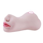 2025 Hot Sale Men's TPE Male Masturbator Cup 3-in-1 Realistic Pocket Pussy Artificial Pussy Vagina Anal Deep Throat Sex Toys for
