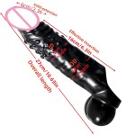 Male Extended Guard Set  Triple Restraint Set for Penis and Scrotum  Silicone Lock  and Sex Toy