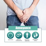 Men's Moisturizing Body Care Cream with Acupuncture Point Clamps Prostate Discomfort Massage