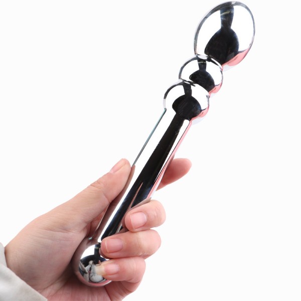 Metal Double Ended Anal Plug  Anal Appliance for Men and Women