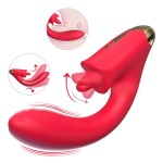 Tongue Rose Sex Toy Dildo Vibrators Clitoral Stimulator 9 Licking 9 Vibrating Modes G Spot Vibrator Adult Sex Toys for Women