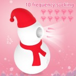 Snowman Sucker 10 Frequency USB Magnetic Charging Female Masturbator Chest Teasing Massage Adult Products Wholesale