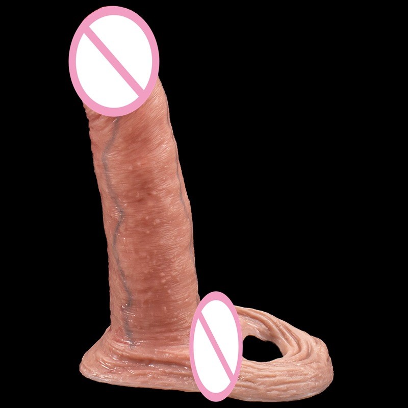Wear Liquid Silicone Wolf Tooth Suit to Simulate a Hollow and Enlarged Penis